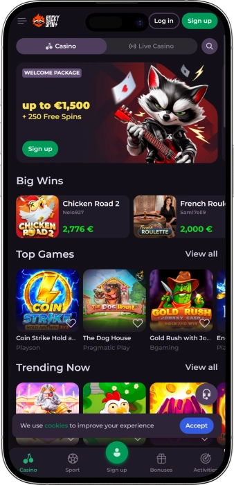 Rocky Spins App